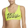 Women's Nike Multi Logo Scoop Neck Bikini Top Swimsuit