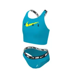 Girls' Nike Tape Crossback Midkini Set Tankini Set Swimsuit -Prana Cloth Store 09990915319 2