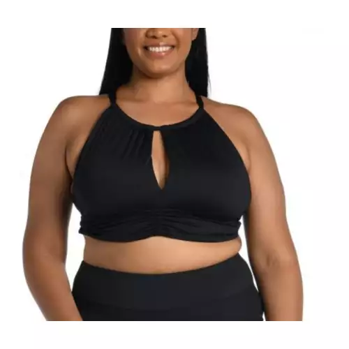 Women's La Blanca Island Goddess High Neck Bikini Top Swimsuit 1 Women's La Blanca Island Goddess High Neck Bikini Top Swimsuit