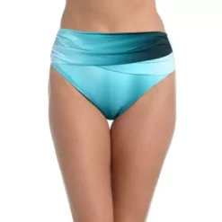 Women's La Blanca Island Goddess Mid Waist Sash Band Bikini Bottom Swimsuit