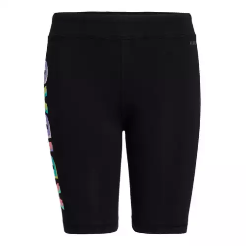 Girls' Adidas Graphic Biker Shorts 3 Girls' Adidas Graphic Biker Shorts - Image 3
