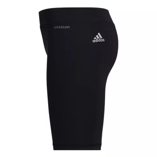 Girls' Adidas Graphic Biker Shorts 5 Girls' Adidas Graphic Biker Shorts - Image 5
