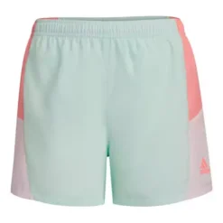 Girls' Adidas Colorblock Two Toned Woven Shorts