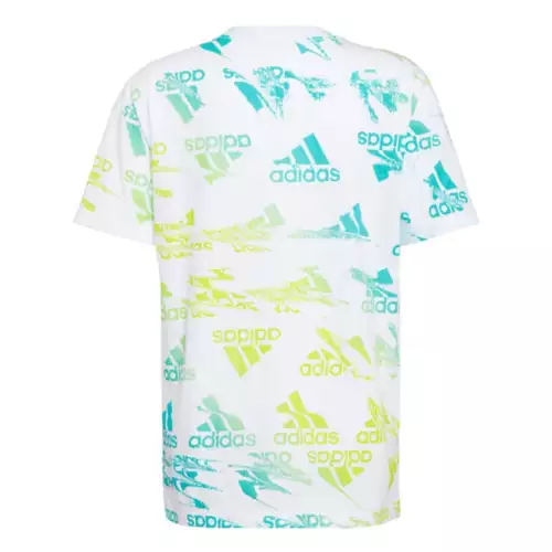 Boys' Adidas Glitchy All Over Print T-Shirt 1 Boys' Adidas Glitchy All Over Print T-Shirt