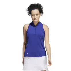 Women's Adidas Racerback Primeblue Sleeveless Golf Polo -Prana Cloth Store 19573763886 3