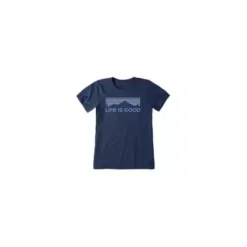 Women's Life Is Good Scenic Mountain Vista T-Shirt
