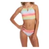 Girls' Billabong Rad Rainbow High Neck Bikini Set Swimsuit