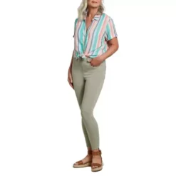 Women's Tribal Pull-On Stretch Comfort Denim Skinny Pants