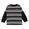 Boys' Nano Long Sleeve Striped Jersey 2-in-1 T-Shirt