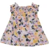 Baby Girls' Nano All Over Floral Ruffle Sleeve Dress
