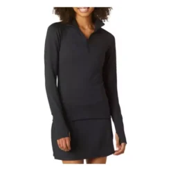 Women's Beyond Yoga Heather Rib Take A Hike Zip Pullover